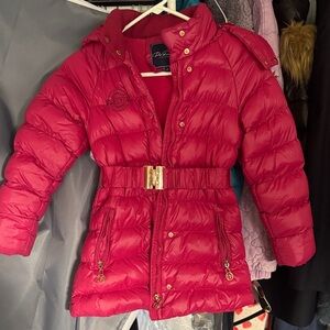 Pink Kids Puffer Jacket by